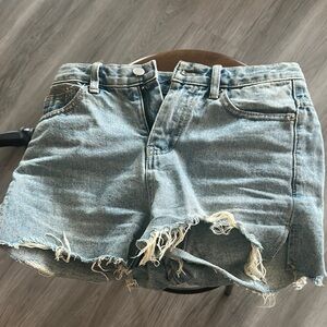 Denim Distressed Women Shorts